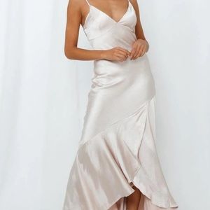 Hello Molly Heaven Help Me Maxi Dress Ivory